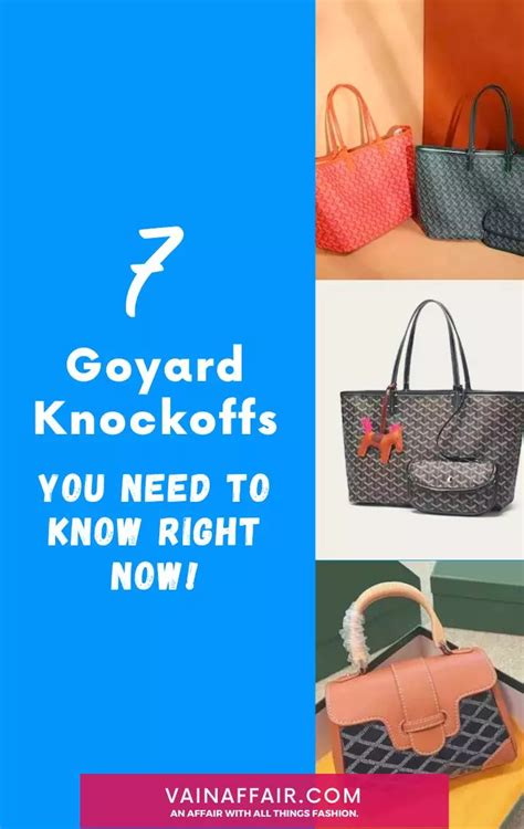 goyard mini dupe|Goyard knock off.